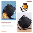 thumbnail image 3 of SEWCHICS Portable Black Steel Tongue Drum Carrying Case with Adjustable Comfortable Webbing Strap for Convenient Transport, 3 of 8
