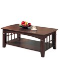 thumbnail image 3 of Coaster Abernathy Table Basse à Pieds Coniques en Merlot, 3 of 3