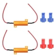 thumbnail image 1 of Résistance de Charge pour Ampoules, 2 Pcs 50W 8ohm, Décodeur de Résistance de Charge LED, Design de Classe Mondiale, 1 of 5