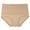 Beige, variant on Matoen Women’s Underwear Cotton Panties for Women, Soft Ladies Lace Trim Underwear High Waisted Briefs