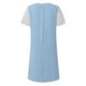 thumbnail image 5 of Día de la Independencia Vestido casual sexy de verano para mujer Estampado floral Manga corta Estampado floral Vestido con cuello en V Pompotops  ghjkhdj16458, 5 of 5