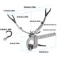 thumbnail image 2 of Sonducket Soporte funcional para caña de pescar, 2 modos, abrazadera para caña de pescar, soporte elástico para caña de pescar, estante de Pescar Plata L, 2 of 6