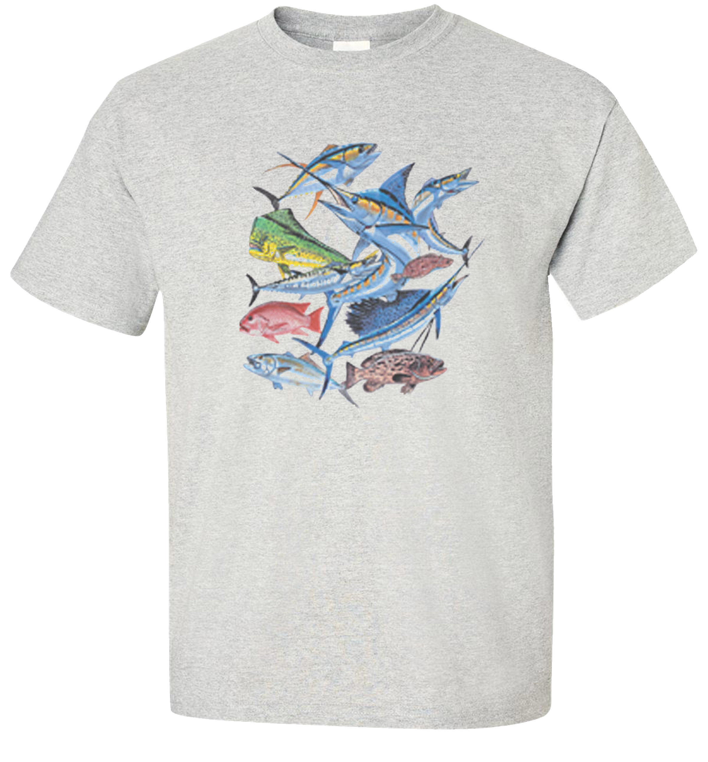Fair Game Saltwater College Fishing TShirt bass salmon bluefish