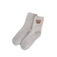 thumbnail image 3 of ManxiVoo Premium Thermal Coral Fleece Socks for Women Extra Thick Non-Slip Bottom Gripper Socks Ideal for Recovery and Home Wear Grey, 3 of 3