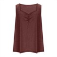 thumbnail image 6 of aidice Plus Size Womens Tank Tops L-5XL Cotton Sleeveless Flowy Tops Summer Casual Beach Tanks Solid Color, 6 of 8