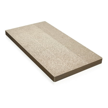 UPC: 0819767015512 | WAY BASICS Premium Cat Scratcher Pad with Silvervine Catnip – Reversible zBoard Lasts 5x Longer  Royal Walnut