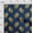 Darkest Navy, variant on oneOone Organic Cotton Poplin Twill Fabric Peacock Block Printed Craft Fabric BTY 42 Inch Wide