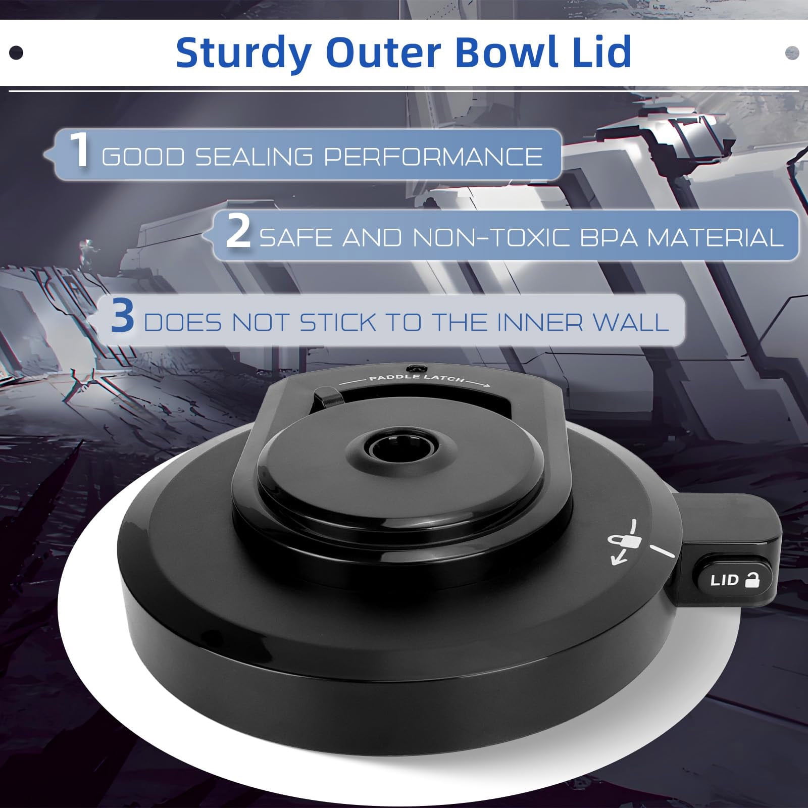Food for Kitchen with High Performance Motor Efficient Chopping Mixing Grinding and Emulsifying Functions