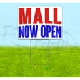thumbnail image 1 of Mall Now Open (18" x 24") Yard Sign, Includes Metal Step Stake, 1 of 6