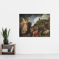 thumbnail image 2 of Lastman Angel Raphael Takes Leave Old Tobit Painting Extra Large XL Wall Art Poster Print, 2 of 3