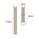 thumbnail image 4 of Correa de reloj inteligente para Garmin Lily Woman correa de reloj de cuero con herramienta (caqui), 4 of 6