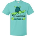 thumbnail image 3 of Inktastic Fort Lauderdale, Florida Happy Sea Turtle T-Shirt, 3 of 5