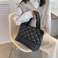 thumbnail image 1 of Bolso Bolso cruzados de moda Otoño Invierno con asa superior acolchado algodón viaje, 1 of 8