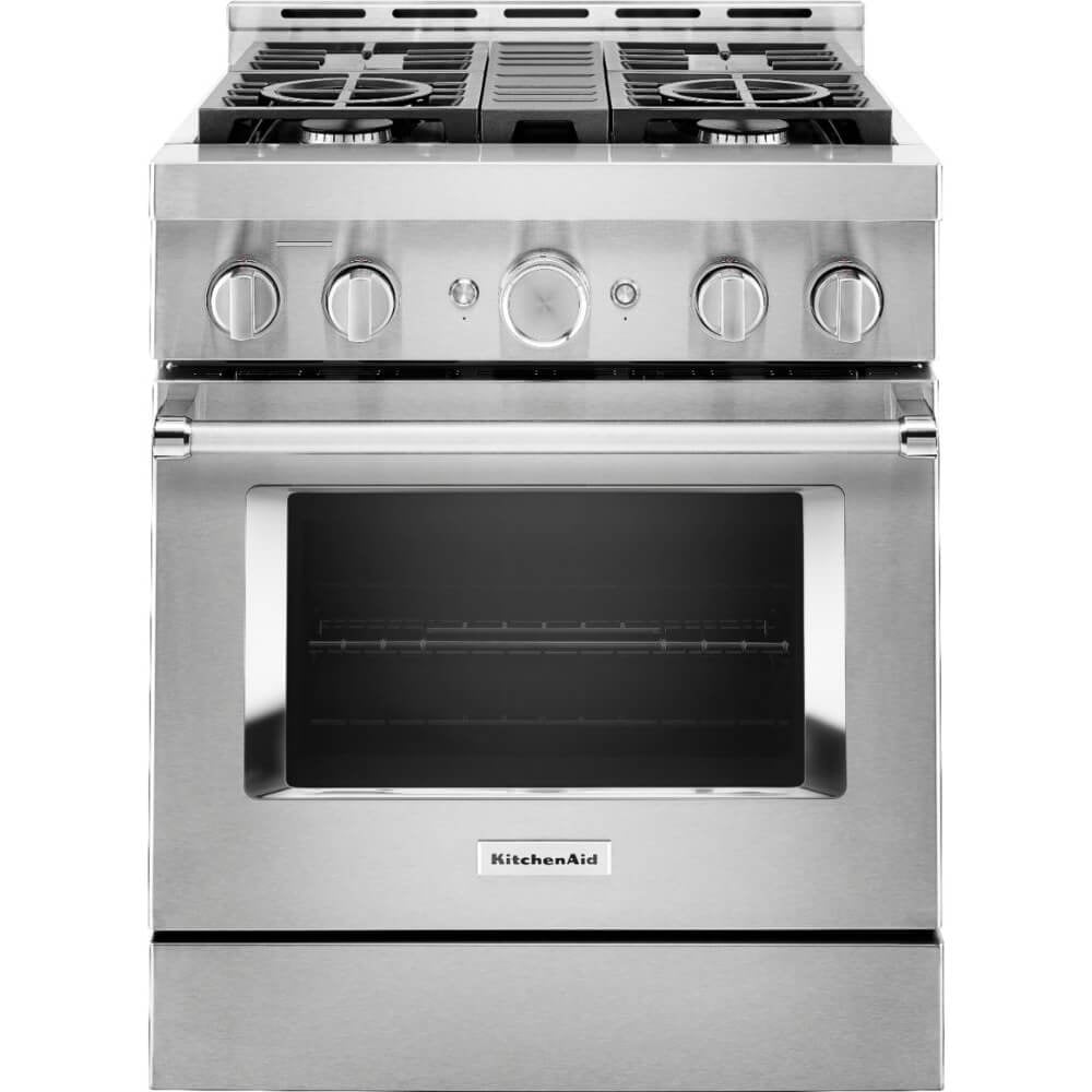 kitchenaid glass stove top cracked