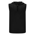 thumbnail image 5 of uikmnh Tank Tops Men,Male Bottoming Shirt Solid Color Tie Retro Sleeveless V Neck Vest,Mens Tank Top(Color:Black,Size:XL), 5 of 5
