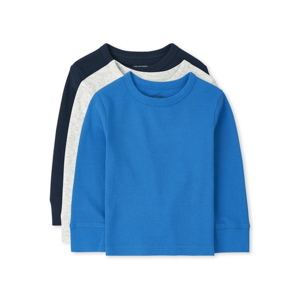 The Children's Place Baby & Toddler Boy 3Pack Thermal Top, Size 6
