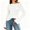 White, variant on Womens Bell Long Sleeve Tops Going Out Knitted Pullover Sweater 2025 Fall Fashion Lightweight Winter Shirts