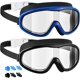 thumbnail image 1 of Swim Goggles, Adult 2 Pack-Wide View Swimming Goggles for Men Women Youth Teens, UV Protection Swim Goggles, 1 of 5