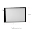 thumbnail image 2 of Mesa de dibujo LED A4 para animación y calcos, panel acrílico de 5mm con luz uniforme (1800-2300 LUX), incluye cable USB, ideal para artistas y diseñadores., 2 of 6