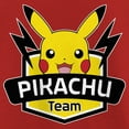 thumbnail image 2 of Girl's Pokemon Pikachu Team  Graphic Tee Red X Large, 2 of 5