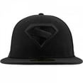 thumbnail image 2 of Superman James Gunn Logo Black on Black New Era 59Fifty Fitted Hat-7 1/4 Fitted, 2 of 6