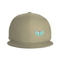 thumbnail image 3 of DouZhe Flat Brim Cap Snapback Hat, Vintage Butterfly Animal Insect Prints Adjustable Yellow Adult Baseball Cap, 3 of 6