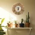 thumbnail image 4 of 3x decoración colgante de pared de paja 40cm tapiz dormitorio interior exterior Zulema Tapiz para colgar en la pared, 4 of 8