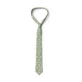 thumbnail image 3 of Geometric Necktie, Hexagon Abstract Form, Dress Tie, 3.7", Pale Orange Olive Green, by Ambesonne, 3 of 3