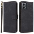 thumbnail image 1 of For Motorola Moto G34 5G Magnetic Phone Case RFID Blocking Leather Cover - Black, 1 of 5