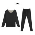 thumbnail image 3 of Underwear Thermal Set Men Warm Soft Skin-Friendly Thicken Baselayer Warming Dress Tight Winter Clothes Autumn Underpainting Men Black>2XL, 3 of 10