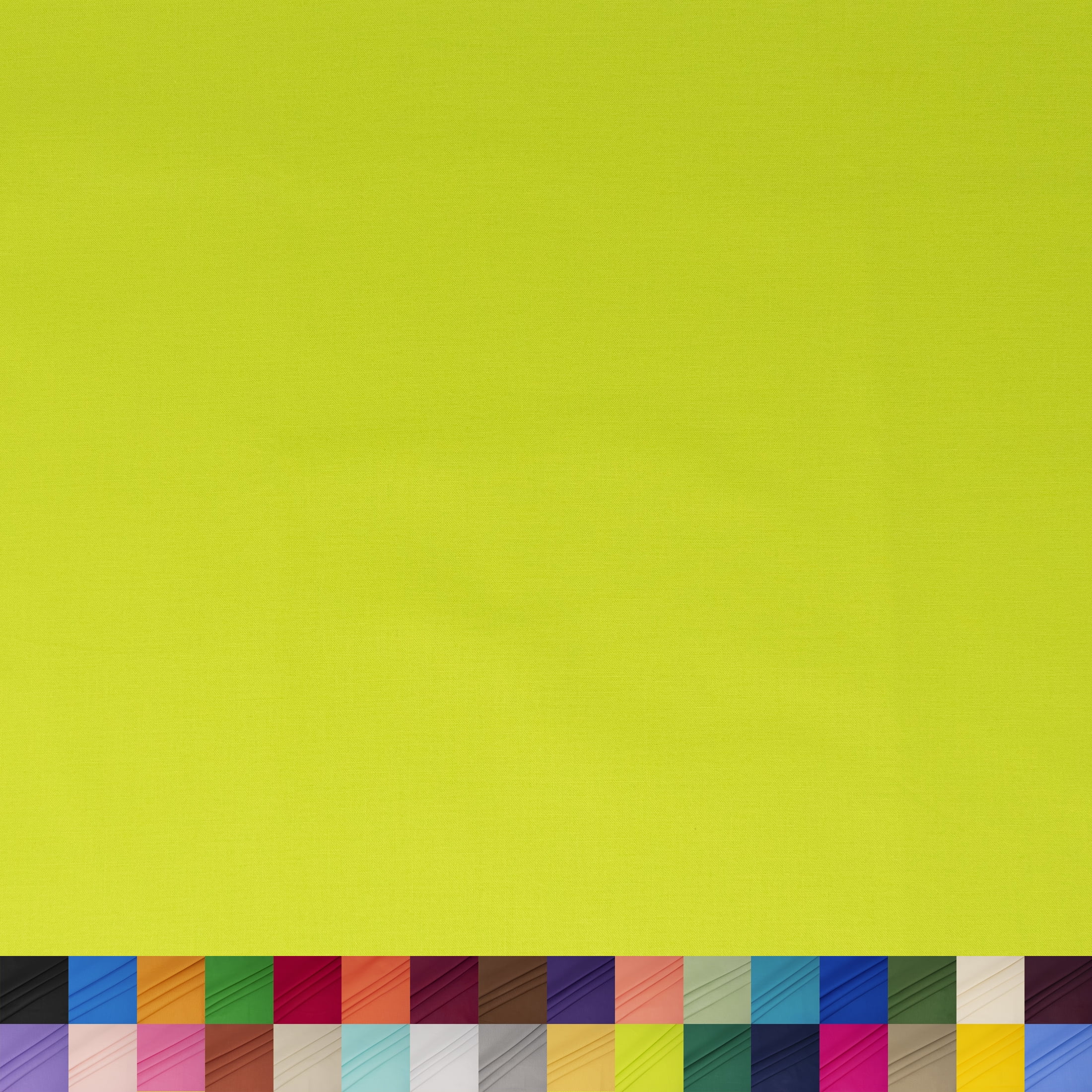 (2 pack) Waverly Inspirations 2 Yard Cut 100% Cotton Solids Fabric, Lime, 44" Wide for Quilting & Sewing