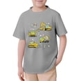thumbnail image 4 of ibiyuan Shirts for Girls Crewneck Funny Short Sleeve Toddler Girl Shirt Graphic Hearts Basic Tees Y2k Casual Summer Tops, 4 of 4
