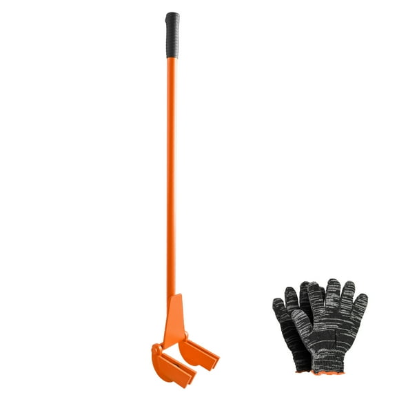 KFFKFF Pallet Buster Tool with 40-Inch Carbon Steel Handle, 2000 lbs Load Capacity, Durable Pry Bar for Deck Board Removal, Flooring, Framing, Roofing, Trim, and Drywall Tasks