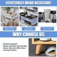 thumbnail image 4 of Tear Resistant Nail Style Furniture Sliders with Noise Reductions Technology Quick Fixing For Long Service Defense Multicolor, 4 of 5