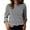 Black, variant on FDGIU Women's Striped Color Block Raglan Sleeve Top - Loose Fit Crewneck Long Sleeve Casual Spring Summer Tee