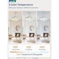 thumbnail image 2 of Ventilador de techo LEDIARY, 42 pulgadas, retráctil, 6 velocidades, motor DC, 2 of 7