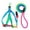 Multicolor, variant on Adjustable Nylon Dog Leash, Colorful Braided Loop Rope for Small & Medium Dogs, Lightweight Walking Lead for Cats