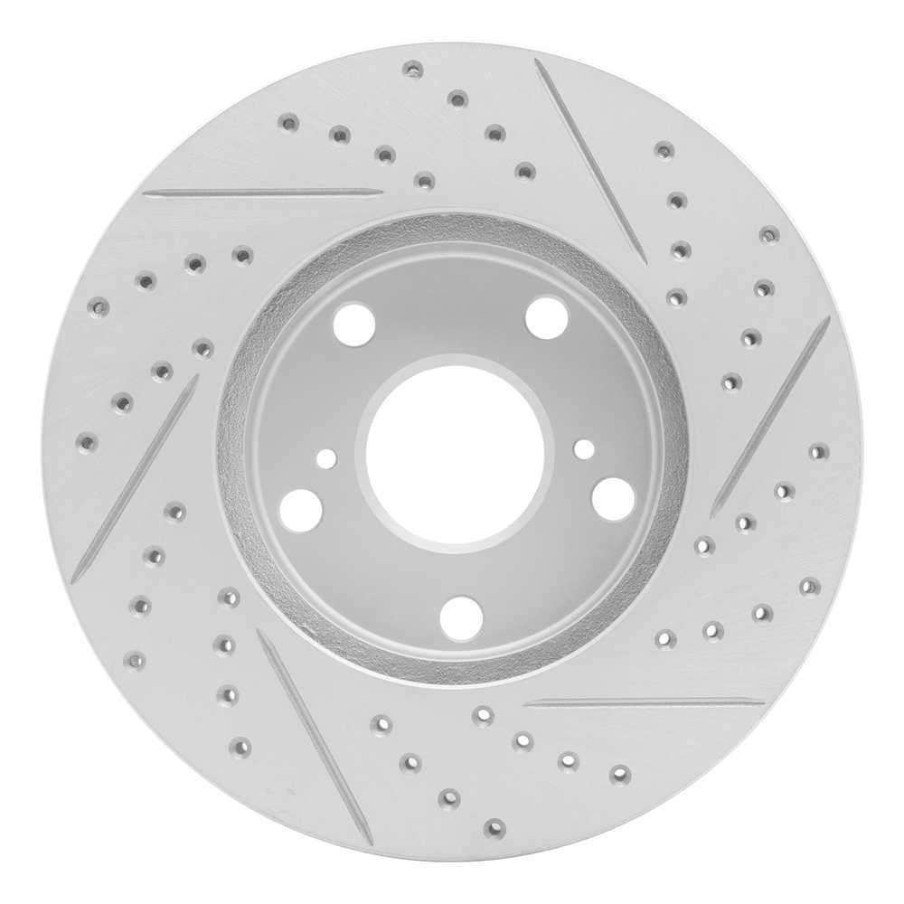 Dynamic Friction Company 830-76052L DFC Geoperformance Rotor - Drilled and Slotted