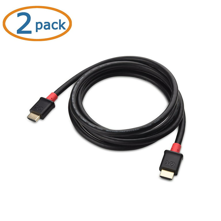 Cable Matters HDMI Extender over Ethernet Cable (HDMI over Ethernet / HDMI  over Cat6 / HDMI over TCP/IP) up to 300 feet with Twin-Pack 6 Feet HDMI  Cable 