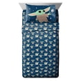 thumbnail image 3 of Jay Franco Star Wars The Mandalorian Hello Grogu Juego De Cama Tamaño Completo De 7 Piezas - Incluye Edredón Y Juego De Sábanas - Ropa De Cama Para Niños Súper Suave De Microfibra Resistente A La Deco, 3 of 5