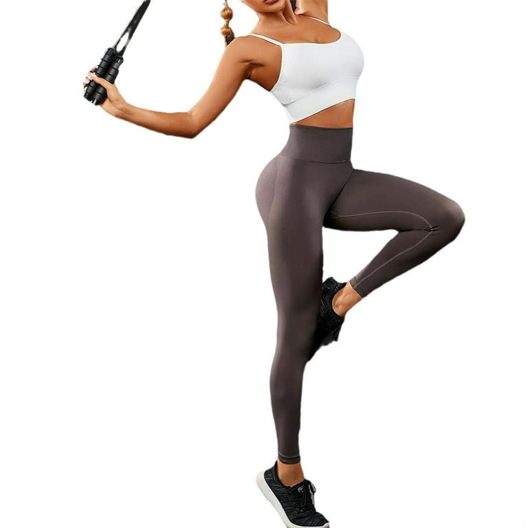 Women's High Waist Workout Yoga Pants Tight Leggings XS 