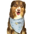 thumbnail image 6 of Naloa Cartoon Turtle Dog Bandanas 1PC Washable Triangle Dog Scarfs Premium Durable Fabric, for Small Medium Large Dogs and Cats, 6 of 6