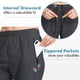 thumbnail image 3 of Pantalones de senderismo BALEAF Joggers para mujer, color gris oscuro, talla M, 3 of 6