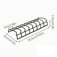 thumbnail image 3 of 8-Tier Slim Lid Organizer Rack - 29.5cm/11.61in Stainless Steel Pot Lid Holder for Cabinet, Pantry, Cutting Boards, Bakeware Storage, 3 of 4