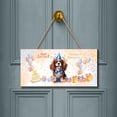 thumbnail image 2 of Watercolor Cavalier King Charles Spaniel Happy Birthday Celebration Balloons Gift Party Landscape Wood Sign Dog Lover Gifts Hanging Wall Home Decor - 00028, 2 of 5