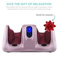 thumbnail image 5 of Best Choice Products Therapeutic Kneading & Rolling Shiatsu Foot Massager w/ High Intensity Rollers, Remote - Rose Gold, 5 of 7