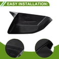 thumbnail image 4 of Reemplazo de tapa de espejo lateral izquierdo y derecho ABS de 1 par en negro brillante para Chevrolet Colorado 2023-2025, 4 of 7