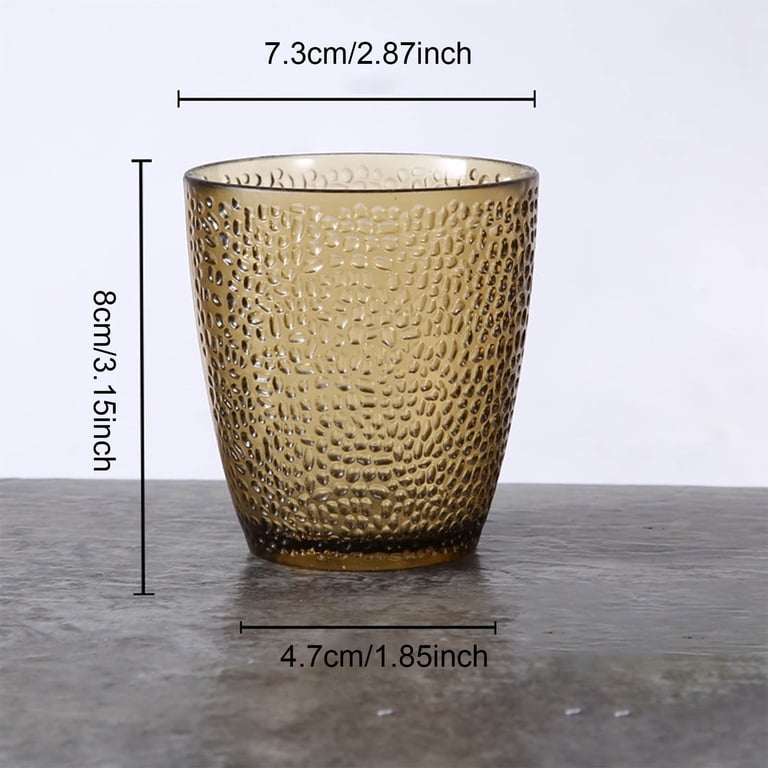 Acrylic Drinking Glasses Set - 8oz Shatterproof Tumblers for , Juice &  Water - Clear Unbreakable Cups for Restaurant, Home & Bathroom Use (Set of 5)  - Walmart.com