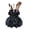Black, variant on 3D Printed Dress Shape Pencil Cup Desktop Organiser Makeup Brush Storage Stand For Pens Marker Makeup Tools Storage