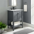 thumbnail image 2 of Modway Prestige 24" Bathroom Vanity, Gray/White/Black, 2 of 10